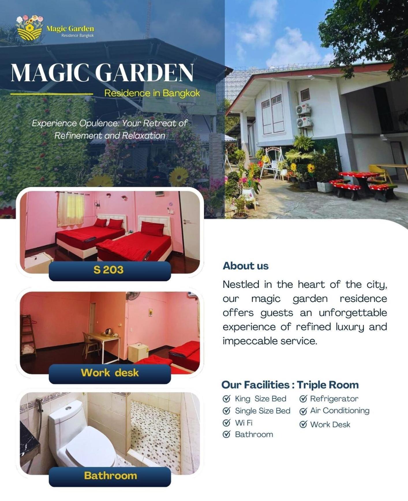 Magic Garden Residence Banguecoque Exterior foto