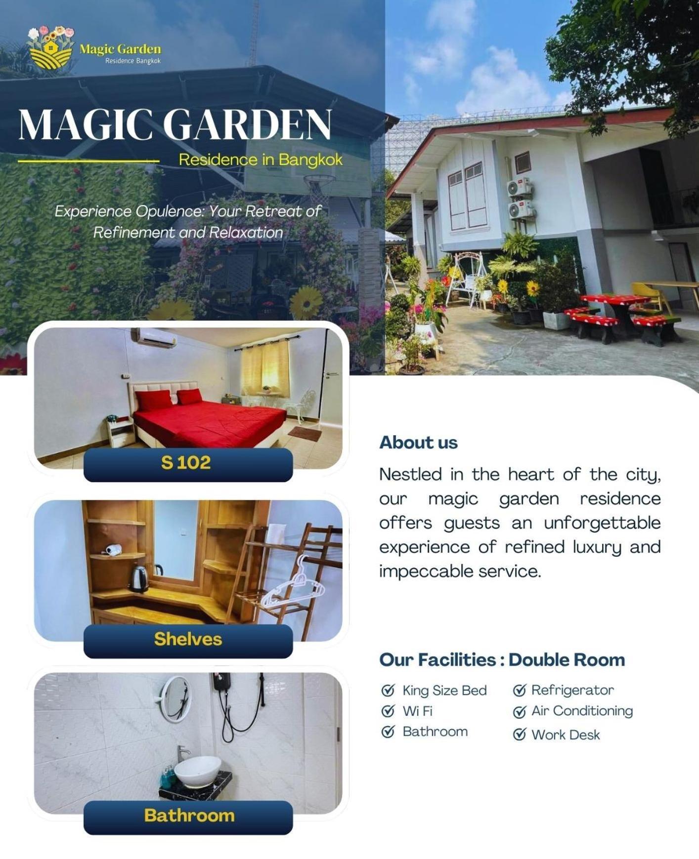 Magic Garden Residence Banguecoque Exterior foto