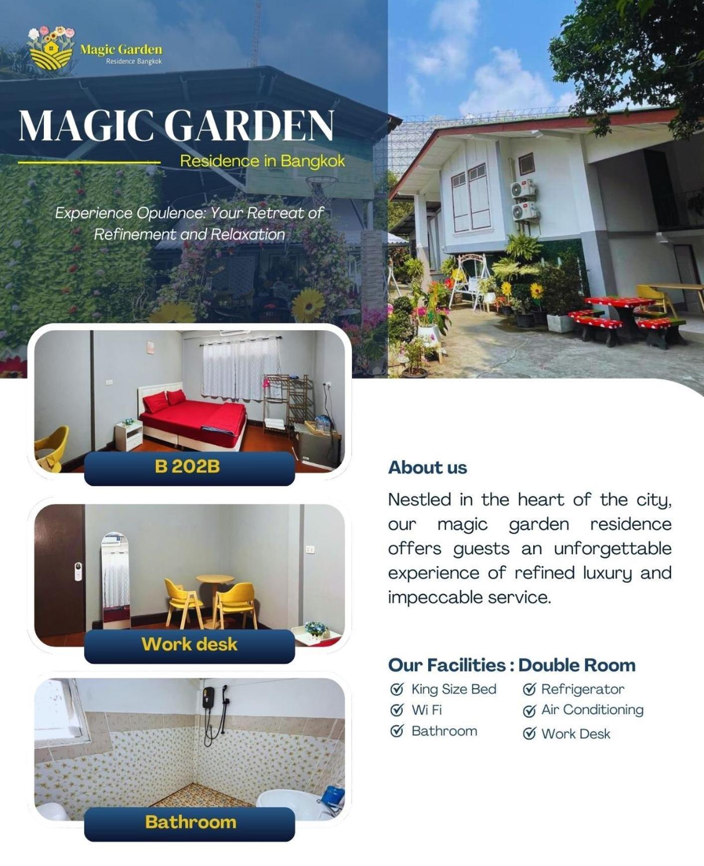 Magic Garden Residence Banguecoque Exterior foto